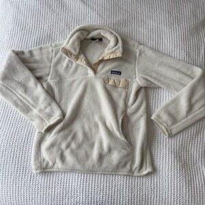 Patagonia Off-White Fleece Jacket